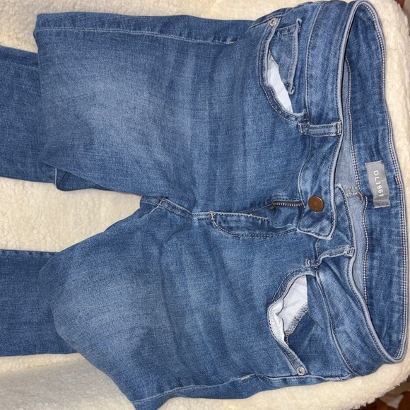DL1961 Women's Skinny Jeans in Blue - Picture 3 of 6